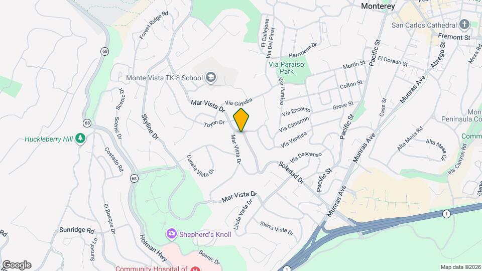 241 Soledad Dr Mapa y Detalles de la Ubicación