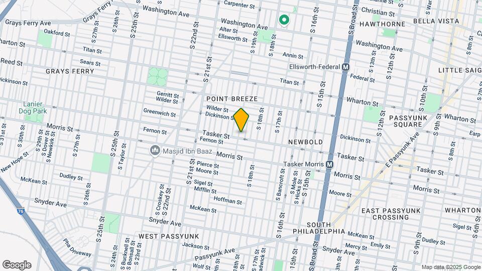 1545 S 19th St Map and Location Details