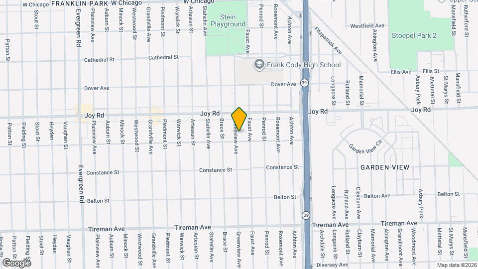 8630 Greenview Ave Map and Location Details