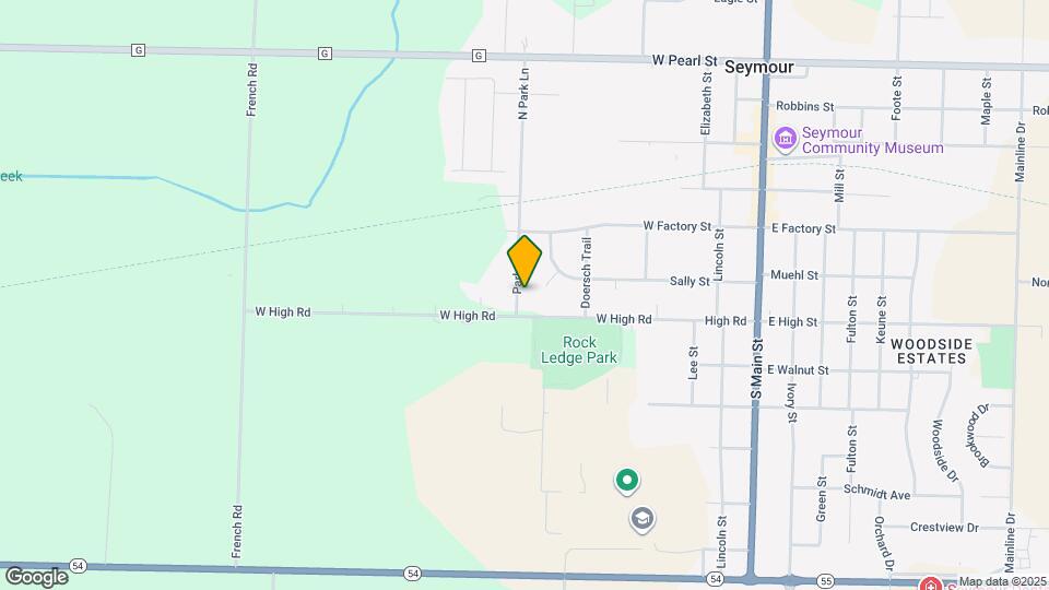 416 Park Ln Map and Location Details