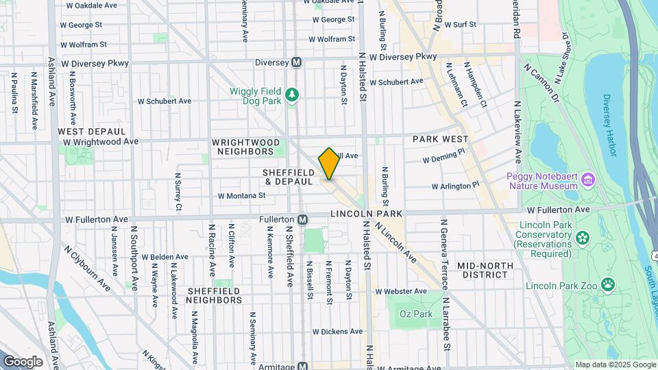 2470 N Lincoln Ave, Unit 821 Map and Location Details