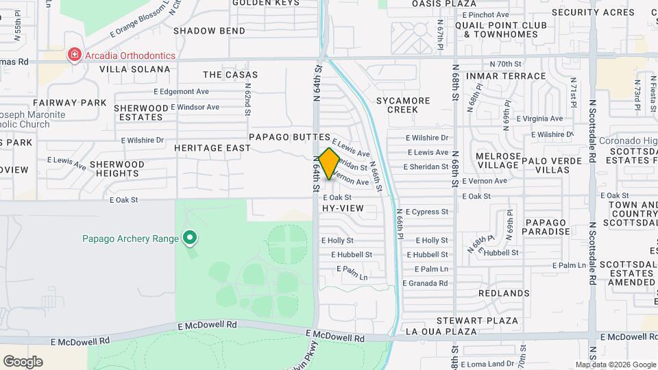 2314 N 64th Pl Map and Location Details