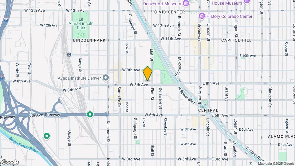 523 W 8th Ave Map and Location Details