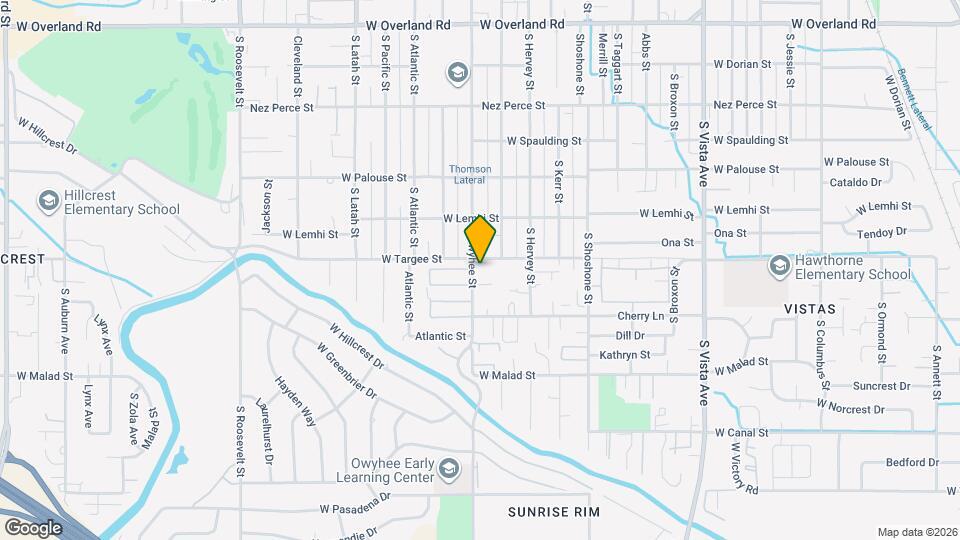 2208 S Owyhee St Map and Location Details