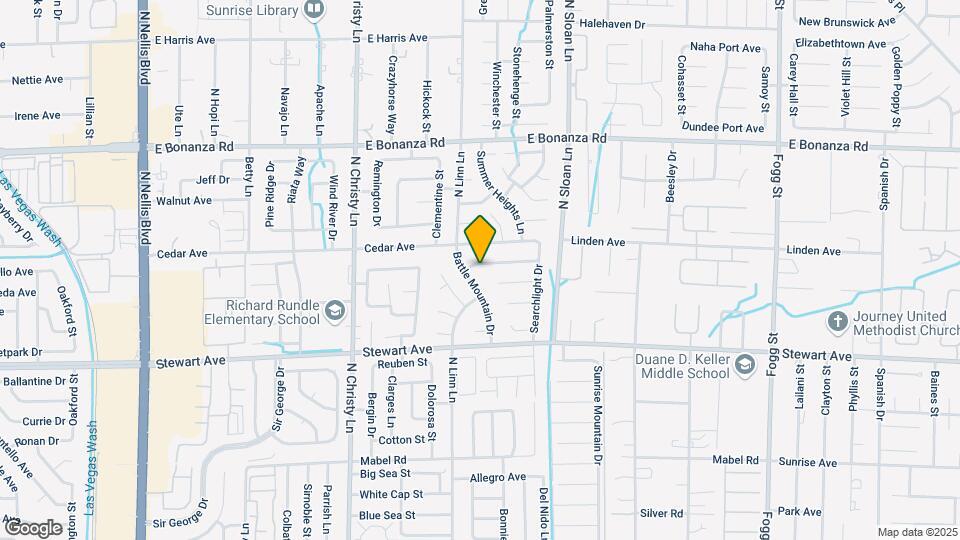 5757 Yerington Ave Map and Location Details