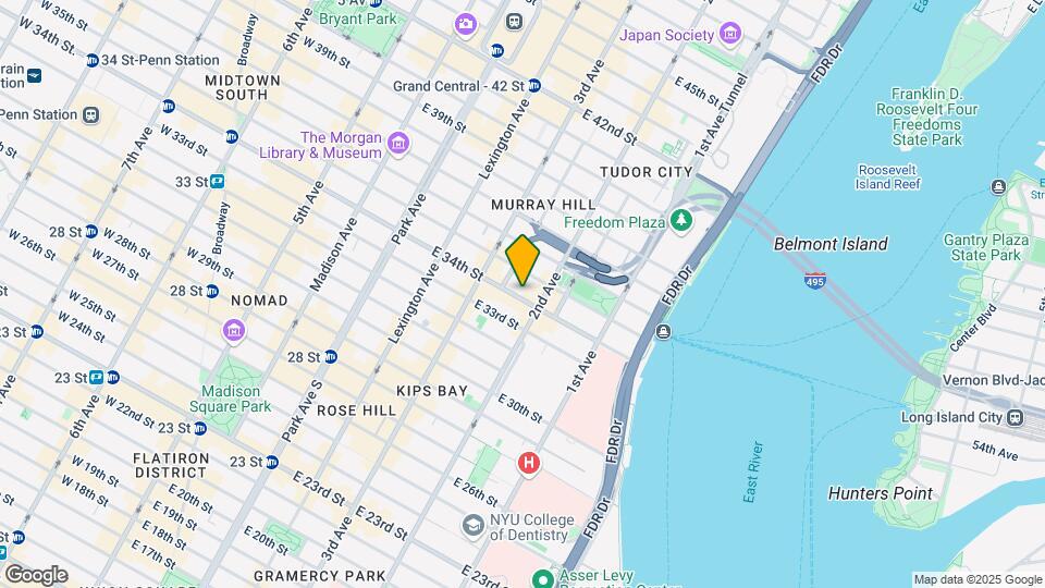 233 E 34th St, Unit FL3-ID1176 Map and Location Details