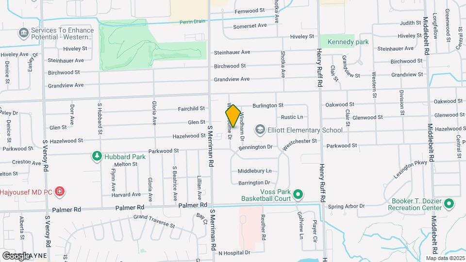 1265 Woodbourne St Map and Location Details