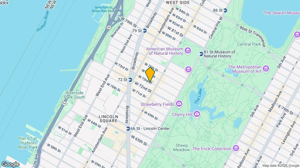 118 W 73rd St Map and Location Details