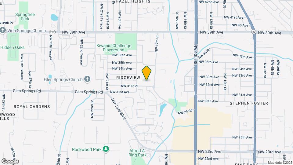 1731 NW 32nd Pl Map and Location Details
