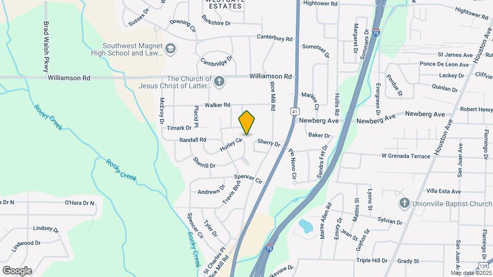 1553 Hurley Cir Map and Location Details