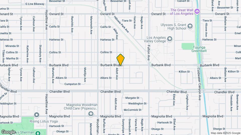 13514 Burbank Blvd Map and Location Details