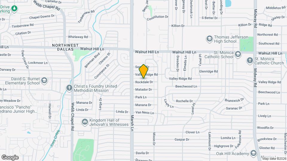 3739 Rockdale Dr Map and Location Details