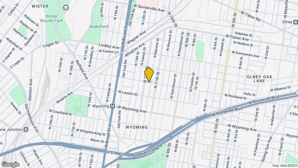 1118 W Rockland St Mapa y Detalles de la Ubicación