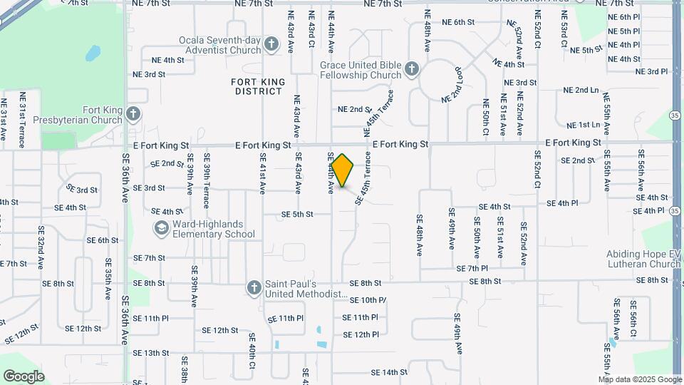 4416 SE 4th Pl, Unit Private Apartment Mapa y Detalles de la Ubicación