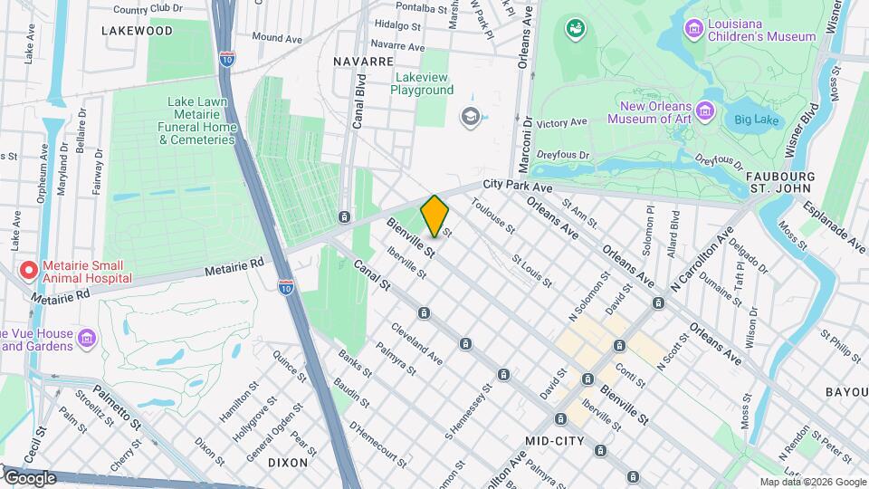 4811 Bienville St Map and Location Details