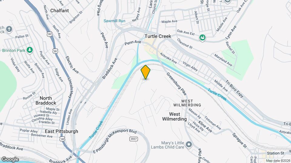 595 Castle Ave Map and Location Details