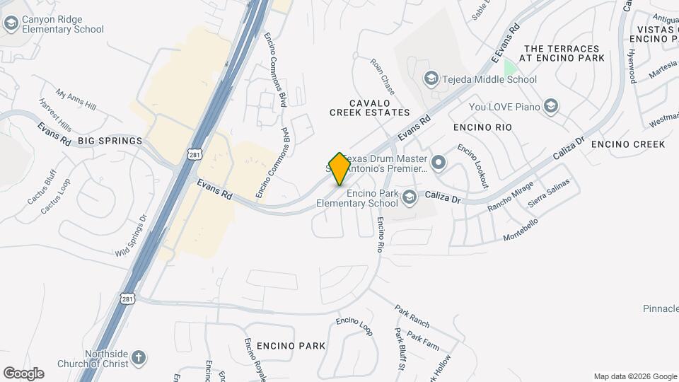 21215 Encino Ash Map and Location Details