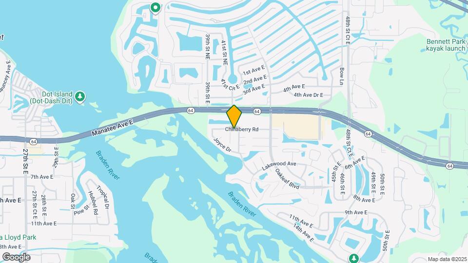 3906 Chinaberry Rd Mapa y Detalles de la Ubicación