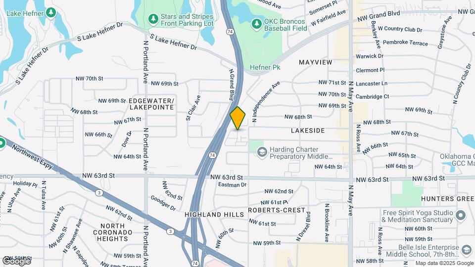 6500 N Grand Blvd Map and Location Details
