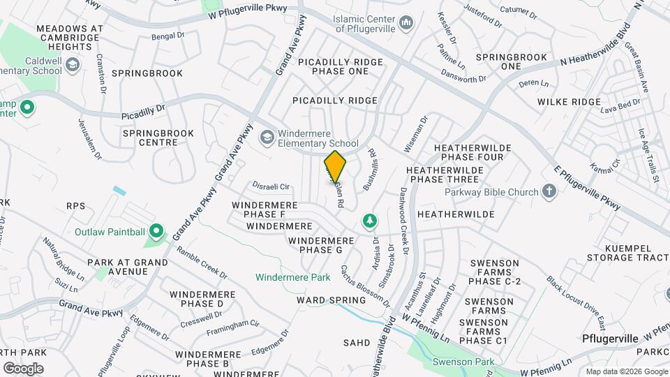 17116 Valley Glen Rd Mapa y Detalles de la Ubicación