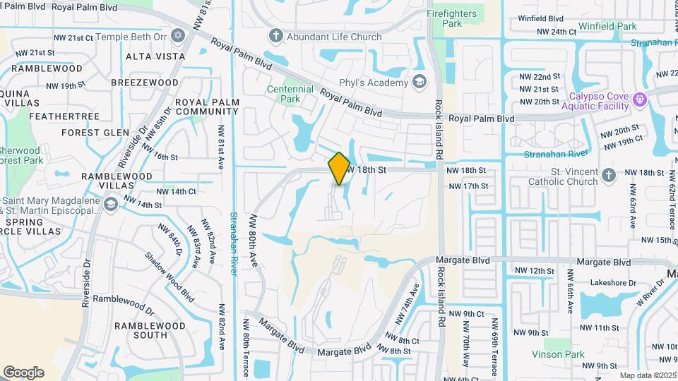 7620 NW 18th St Map and Location Details