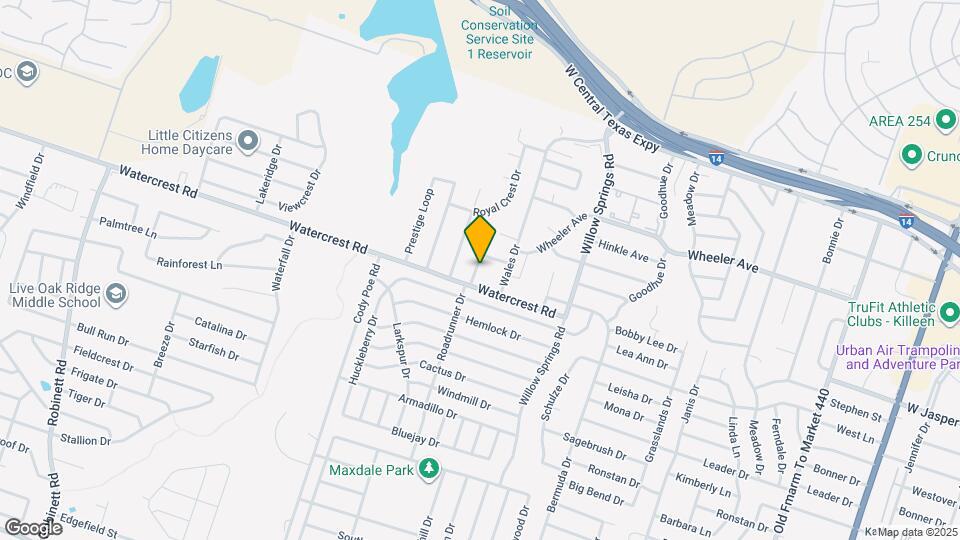 1406 Windsor Cir Map and Location Details