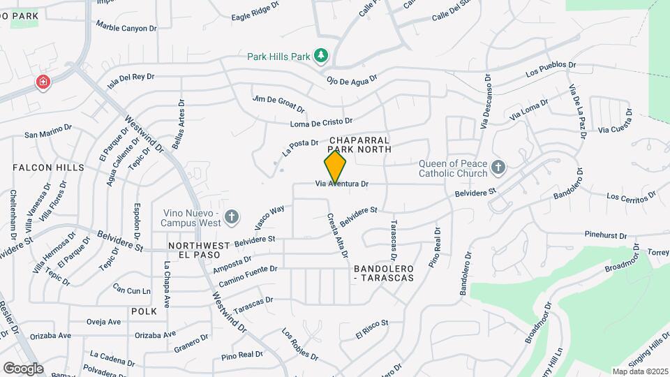 6344 Via Aventura Dr Map and Location Details