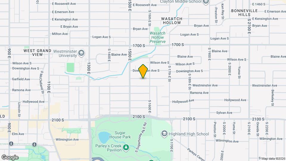 1560 Garfield Ave Map and Location Details
