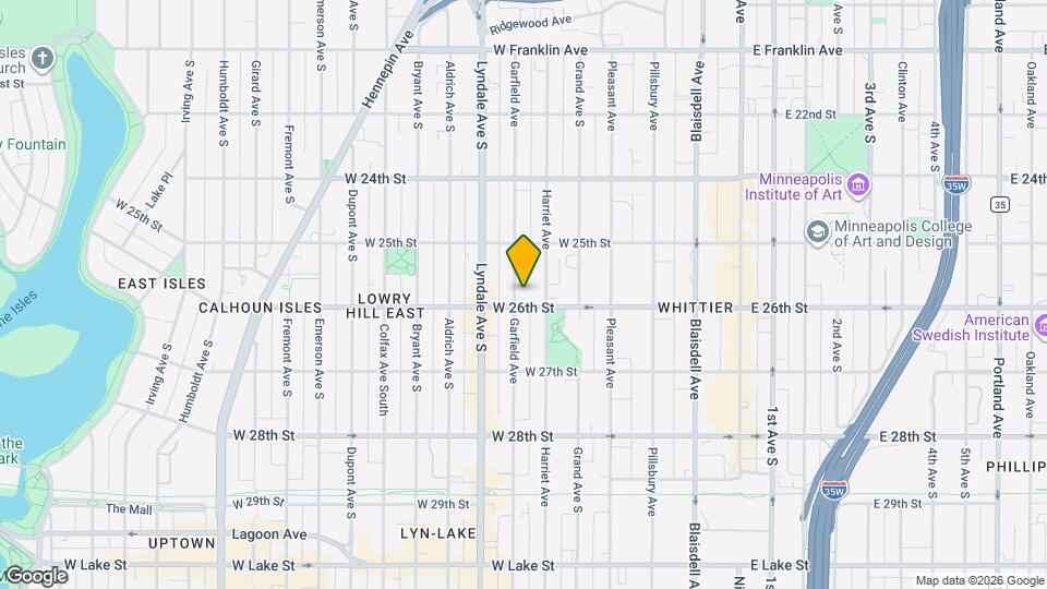 2541 Garfield Ave Map and Location Details