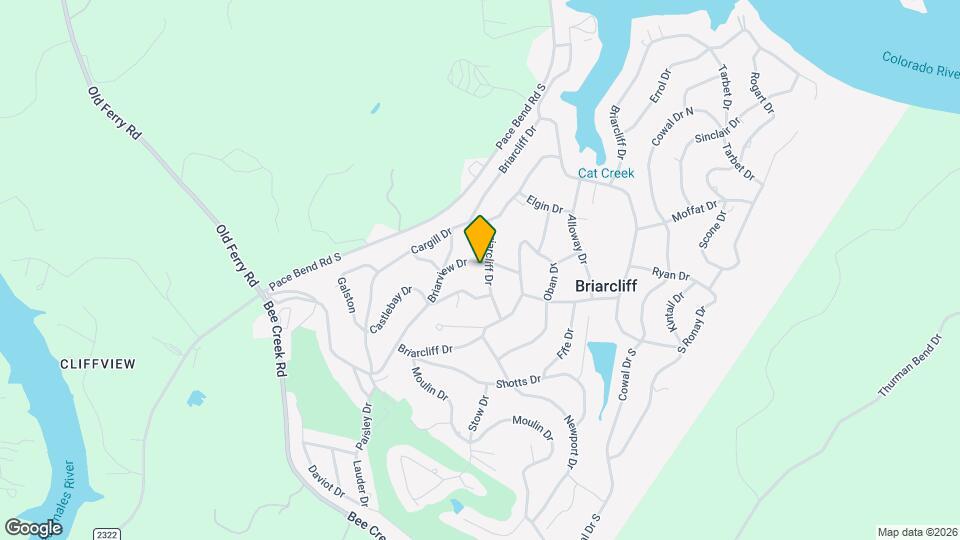 22401 Briarview Dr Map and Location Details