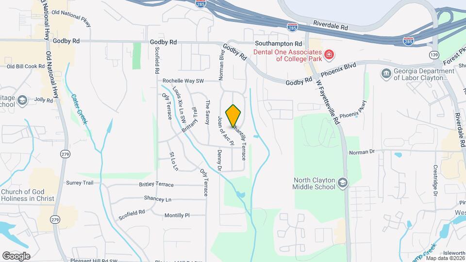 5287 Chantilly Terrace, Unit 043W Map and Location Details