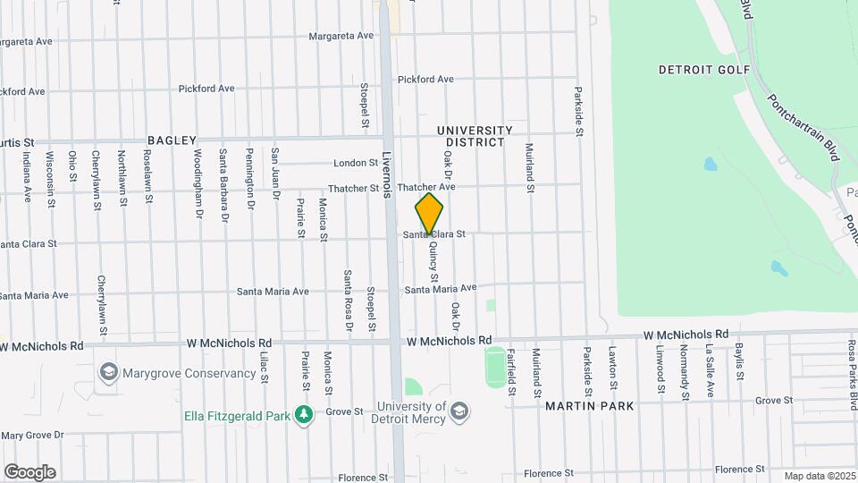 17421 Quincy St Map and Location Details