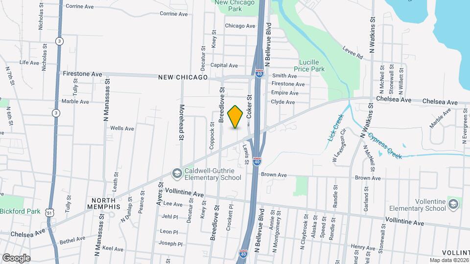 1133 Gerard St Map and Location Details