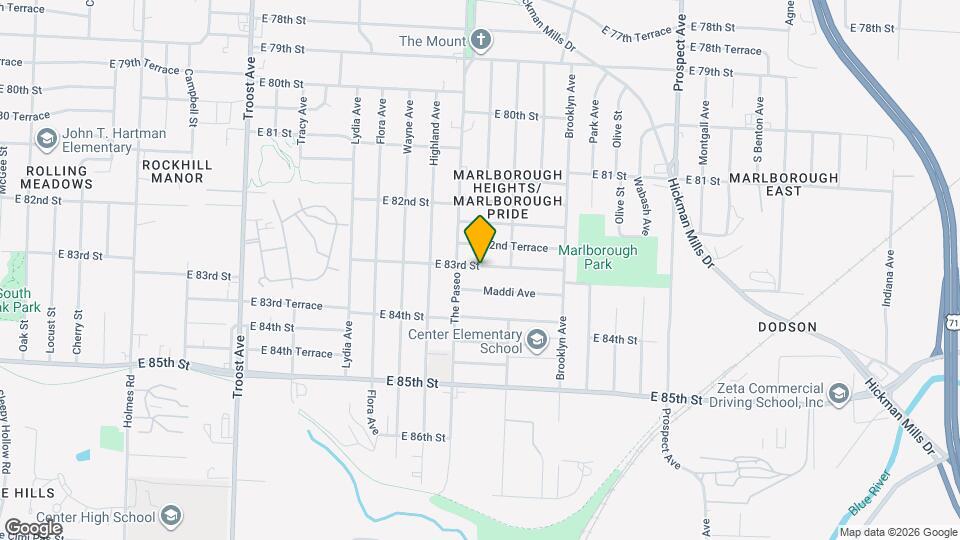 1815 E 83rd St Map and Location Details