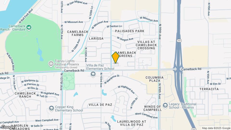 10246 W Pasadena Ave Map and Location Details