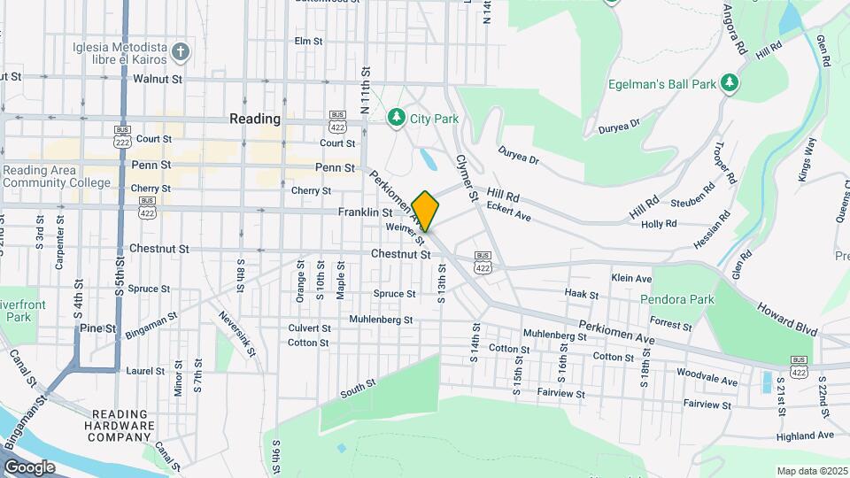 1244 Perkiomen Ave Map and Location Details