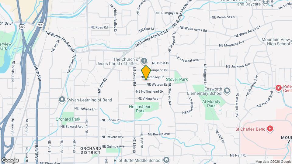 1240 NE Watson Dr Map and Location Details