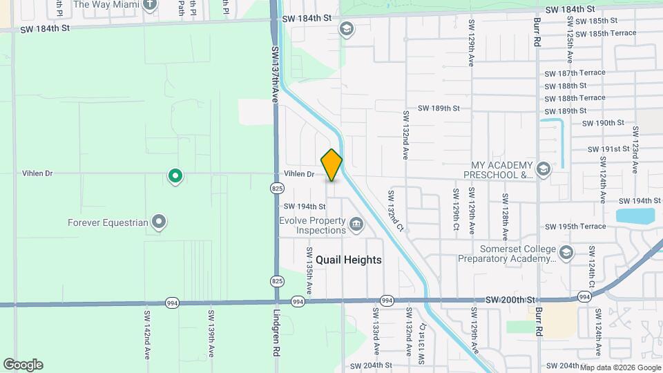 19260 SW 134th Ave Rd Map and Location Details
