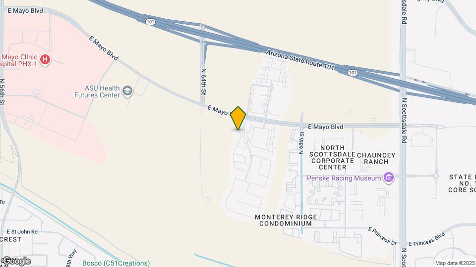 18512 N 65th Pl Map and Location Details