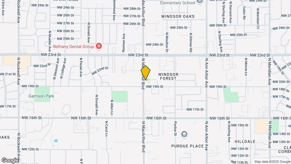 2014 N MacArthur Blvd Mapa y Detalles de la Ubicación