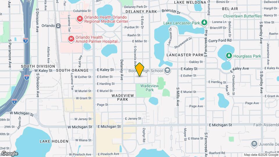 516 E Esther St, Unit UnitA Map and Location Details