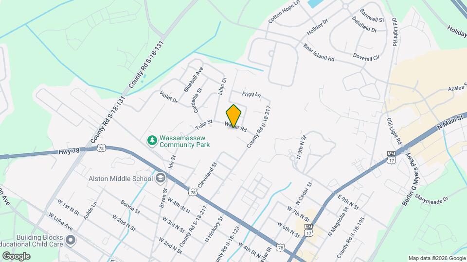 205 Weber Rd Map and Location Details