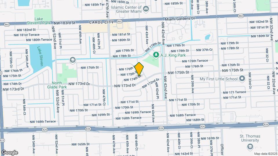 4390 NW 174th Dr Map and Location Details