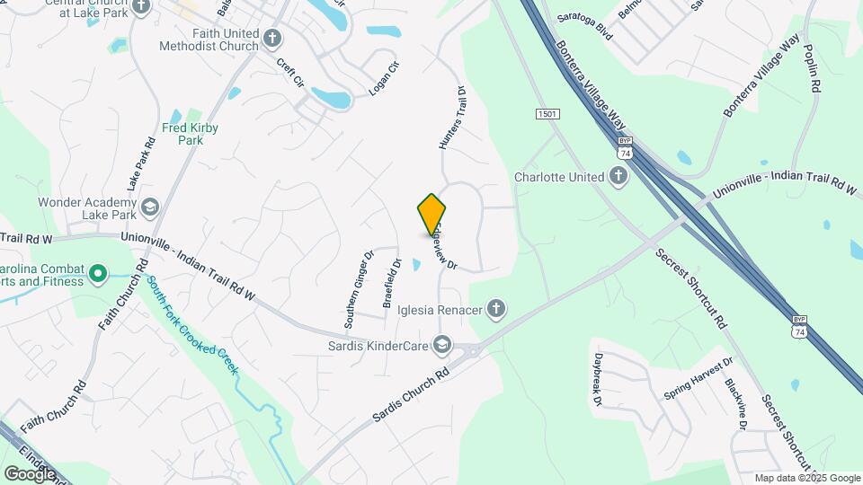 3932 Edgeview Dr Map and Location Details