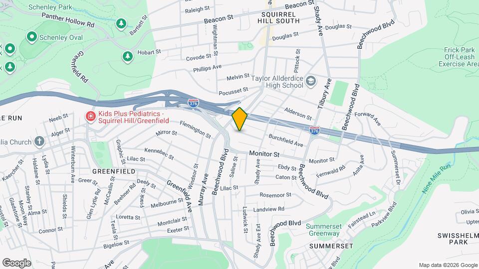 5846 Burchfield Ave Map and Location Details