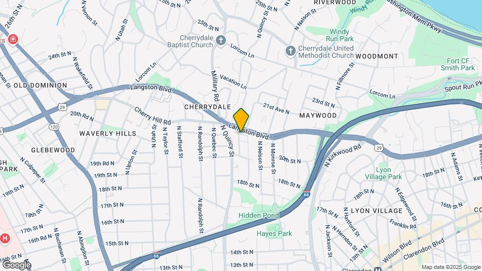 2076 N Oakland St Map and Location Details
