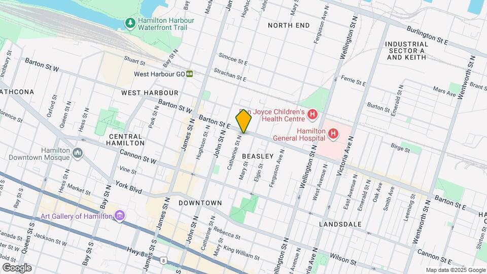 252 Catharine St N Map and Location Details