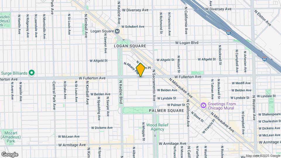 3045 W FULLERTON Mapa y Detalles de la Ubicación
