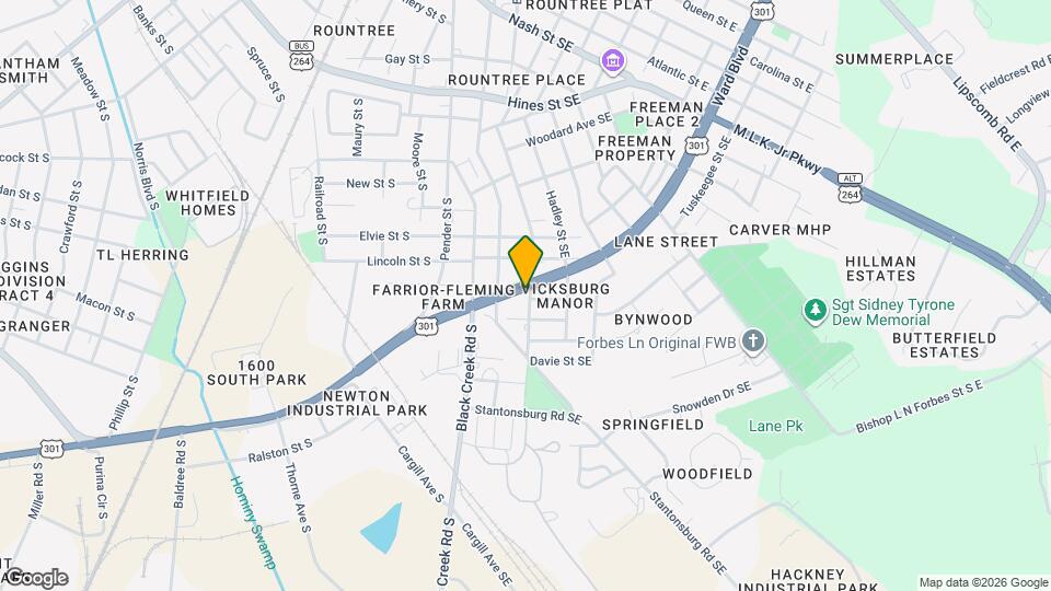 6301 Ward Blvd Map and Location Details