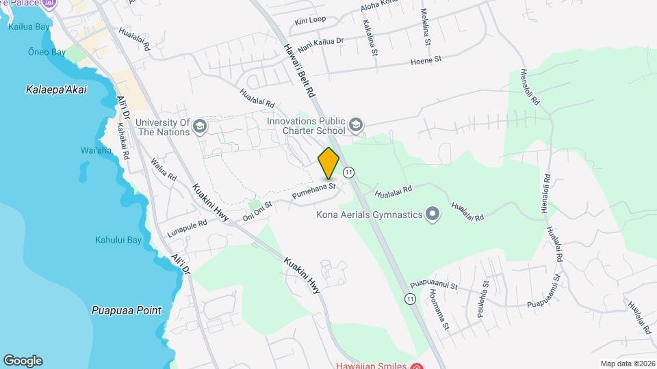 75-261 Pumehana St Map and Location Details